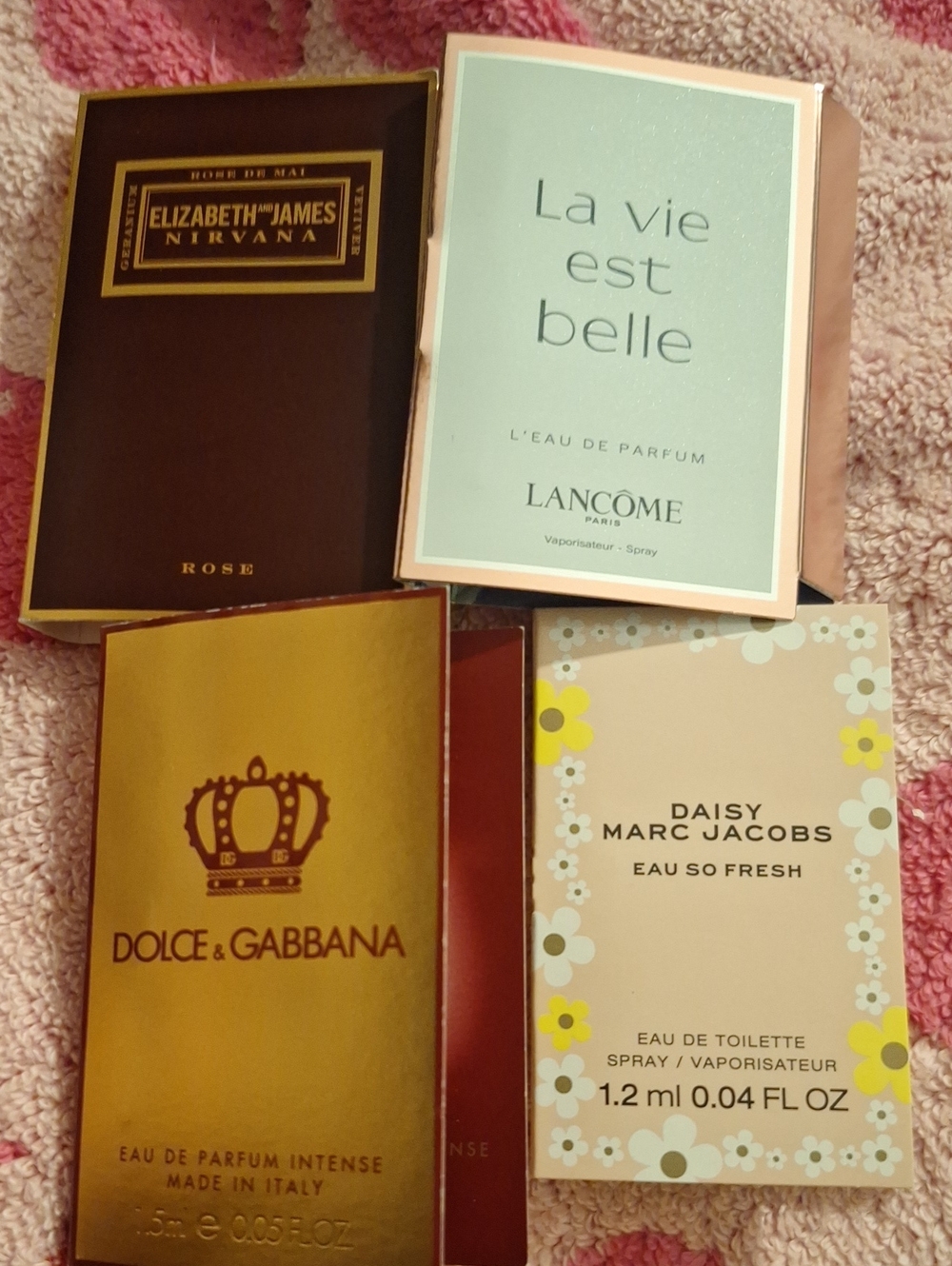 4 Perfume Samples